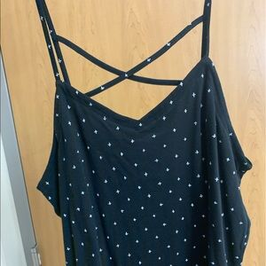 Black Spaghetti Strap Tank